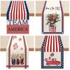 Patriotic Independence Day Table Runner - Indoor/Outdoor Linen Decor for Family Parties