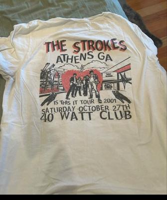 Koszulka Vintage The Strokes Band Tour 2001 Unisex Koncert Do 5Xl El080
