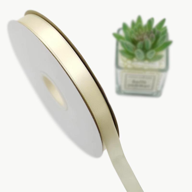 Milky White Polyester Ribbon for Gift Packaging (0.6-5cm)
