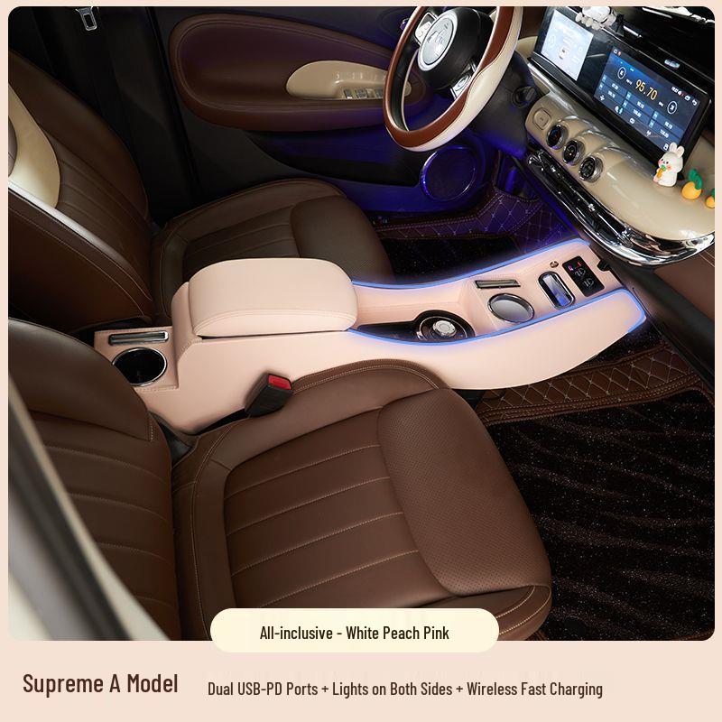 Armrest Storage Box for Wuling Bingo Electric Vehicle Interior Modification