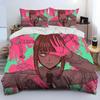 3D Anime Chainsaw Man Denji Beding Set Carton Warm Comforter Soft Duvet Cover Bed Linen Set Comfortable Quilt Cover Pilowcase King Quen Sized