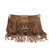 Premium Bag Women 2025 New Niche Retro Suede Fringed Shoulder Bag Fashion Messenger Bucket Bag