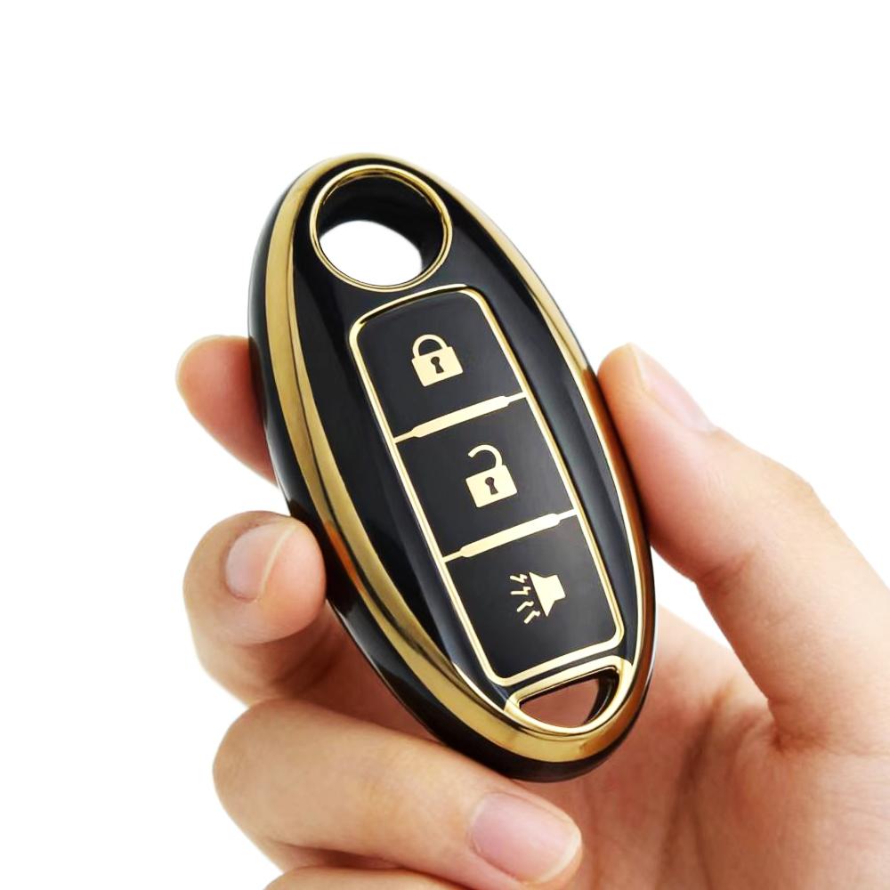 3 Buttons Protect Cover For NISSAN Maxima Altima Versa Sentra Sunny Sylphy Teana Qashqai X-Trail Juke TPU Car Key Shell Case Fob
