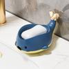 Cute Whale Gold-plated Pool Desktop Soap Holder for Bathroom, Toilet and Dorm