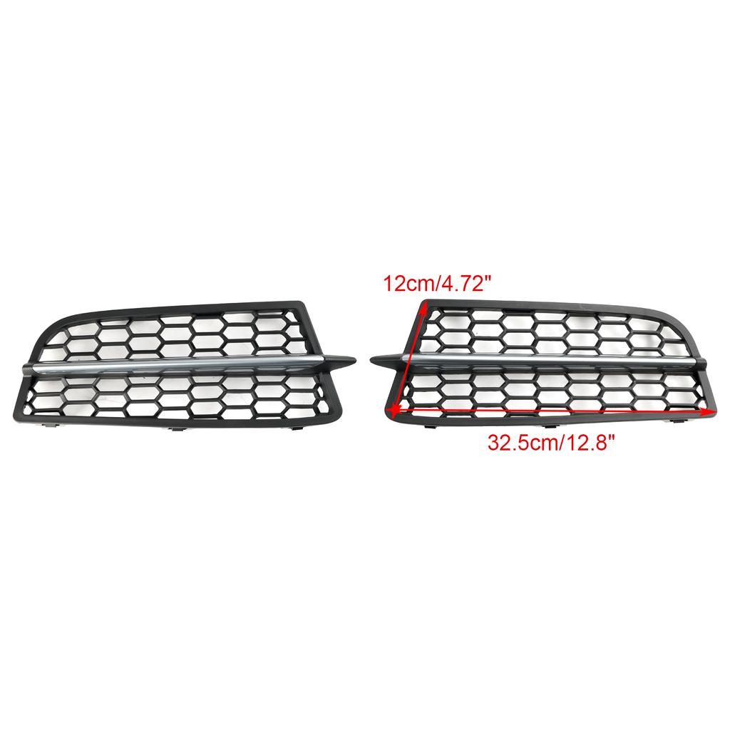 2 STÜCK Stoßstange Nebelscheinwerfer Abdeckung Blende Grill Gitter Passform BMW F20 F21 2011-2015 M