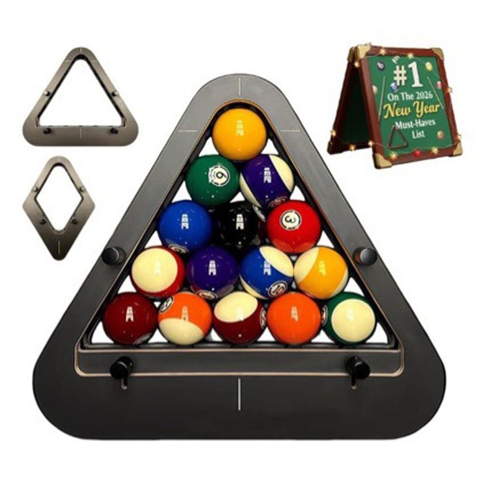 Wooden Billiard Triangle Stand Billiards Stand System  Pool Ball Positioning Training Accessories