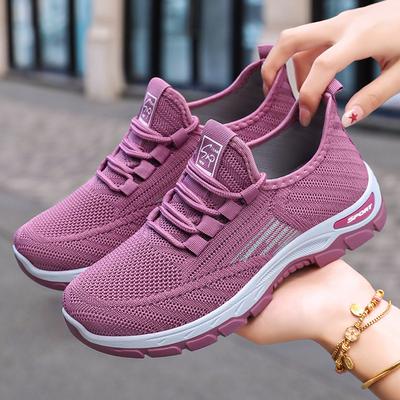 Women's New Casual Sneakers - Lightweight Cool Mesh Breathable Soft Sole Fashionable Versatile Arch Support Does Not Tire Feet