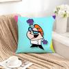 DDexters LLaboratoryDL Pillow Case Square DoubleSided Sofa Cushion Cover Bedroom Bedside Pillow