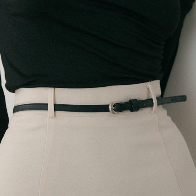 

REORG REORG КОЖАНЫЙ МИНИ-РЕМЕНЬ ЧЕРНЫЙ FREE