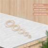 M-Modern-120Pcs Natural Wood Rings Set, Unfinished Macrame Wooden Ring, Wood Circles For DIY Craft, Ring Pendant Jewelry Making
