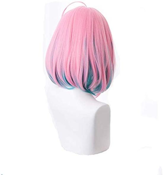 Eileen Yumemi Riamu Cosplay Wig for Idolmaster Cinderella Girls Starlight Disguise Anime School Festival Includes Net Wig, Stage, Heat-Resistant Wig,