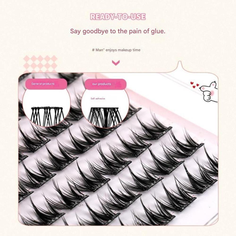 No Need Glue False Eyelashes 5D Trilogy Sunflower Makeup Tools Reusable Eyelashes Makeup