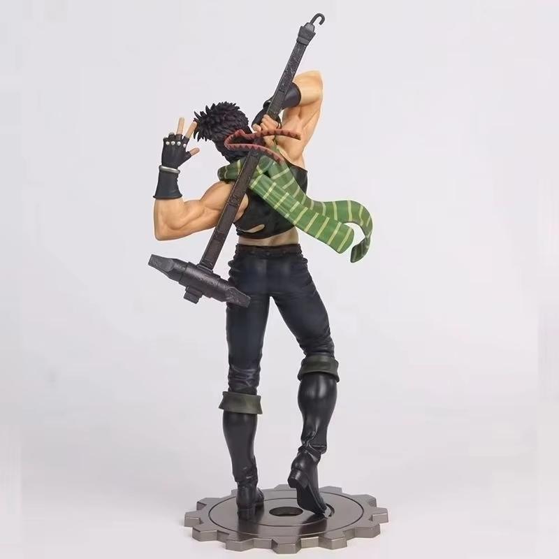Jojo'S Bizarre Adventure Josef Joestar Action Figure Pop Culture Collectible Toy Hand-Made Er Qiao Swing Hammer Model Ornament