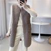 Women's Mid-Length Faux Lamb Wool Vest - Autumn/Winter Fashion Versatile Coat