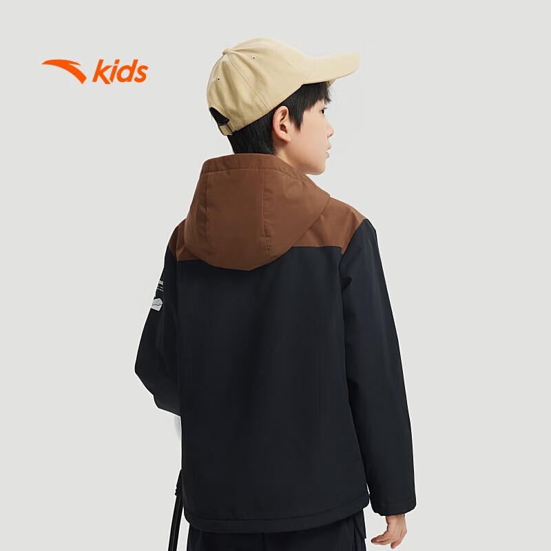 ANTA Kids Boys' Winter Fleece-Lined Softshell Jacket