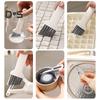 2-In-1 Cup Lid Gap Cleaning Brush with Slanted Bristles Water Bottle Cover Cleaner Brush Seal Remover Multifunctional Cup Lid Crevice Cleaning Tools