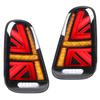 Union   Tail Lights With Dynamic Turn Signal Rear Brake Lamp for   R50 R52 R53