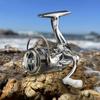Metalowy Kołowrotek Wędkarski Bezszwowy Płynny System Oburęczny Odpowiedni do Wędkarstwa Słodkowodnego i Morskiego Wędkarstwo Podlodowe Outdoorowy Entuzjasta Wędkarstwa Podlodowego Prezent Wędkarski