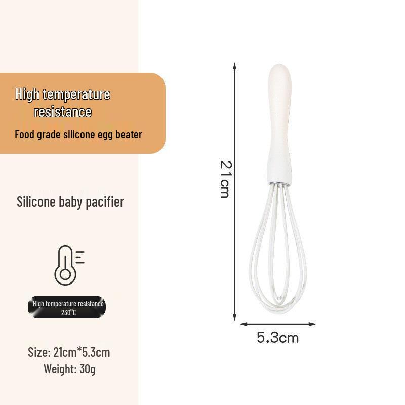 

Food Grade Silicone Spatula Set: Baking, Cake, Whisk & Oil Brush - European Favorite