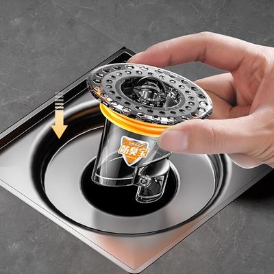 Anti-odor Plug Floor Drain Core Water Backflow Self-Closing Floor Strainer Deodorant Anti-clogging Shower Drain Cover Bathroom