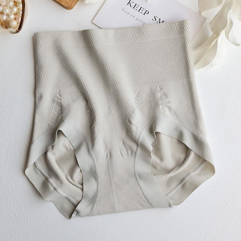 Big Size Female Spring Seamless High Waist Abdominal Lift Hip Triangle Briefs