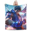 Tekken 8 Hwoarang Video Game Blanket Quality Super Soft  Bedding Throws Winter Children Couch Chair Fluffy Bedspread