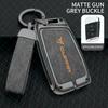 Zinc Alloy Leather Car Key Case Cover Holder Shell For SEAT Cupra Raval Born Leon PHEV Formentor Ateca Terramar FR valve core SI1