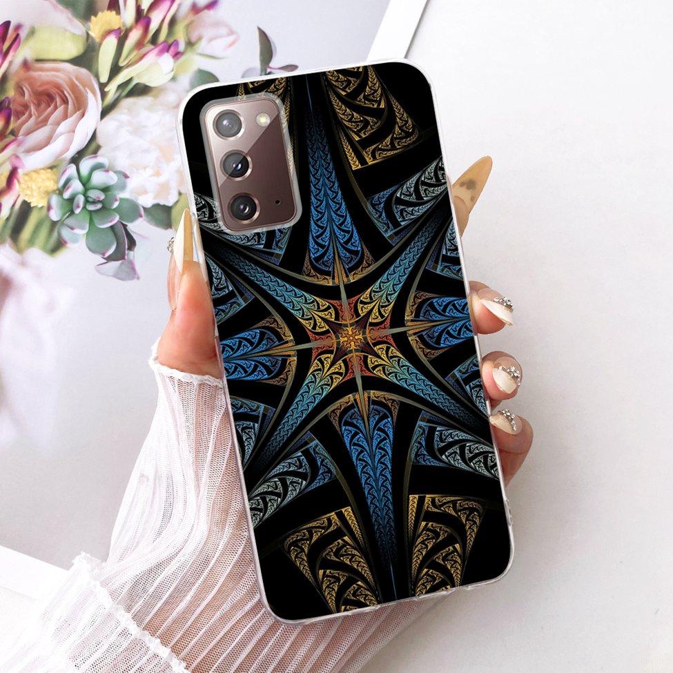 Clear For Samsung Galaxy Note20 5G Case Fashion Fashion Funny Cute Painted Cover For Samsung Note20 5G SM-N981B SM-N981W Casing