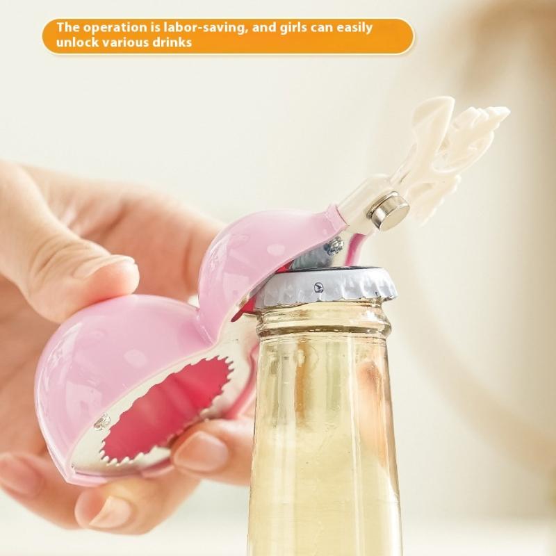 1 Pcs Creative 2 In 1 Gourd Bottle Opener Magnetic Cartoon Water Bottle Opener Rust-Proof Fridge Magnets Bar