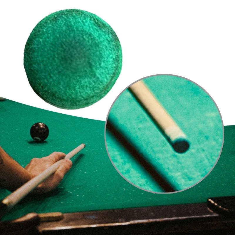 Pool Cues Snooker Tip Pool Cue Tip, Green Snooker Cue Tip Replacement Cue Tip