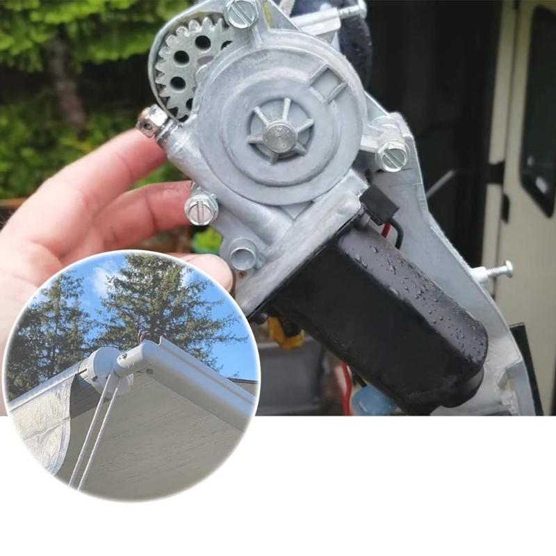 Upgraded Metal Motor Efficient Motor 75RPM Convenient Motor for Power Awnings