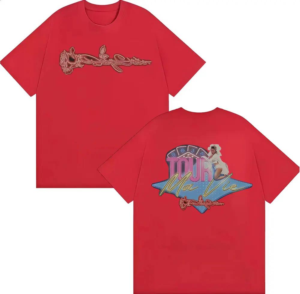 Doja Cat Ma Vie World Tour 2026 Merch Tshirt Unisex Women Clothing Harajuku High Street Tshirts 100 Cotton Short Sleeve T Shirts