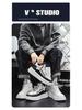 Men's Trendy High-Top Winter Shoes: Casual, Wear-Resistant, Thick Sole Sports Sneakers