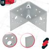 Carpenter's Angle Steel Construction Connector Reinforced 50 X 50 X 50 MM
