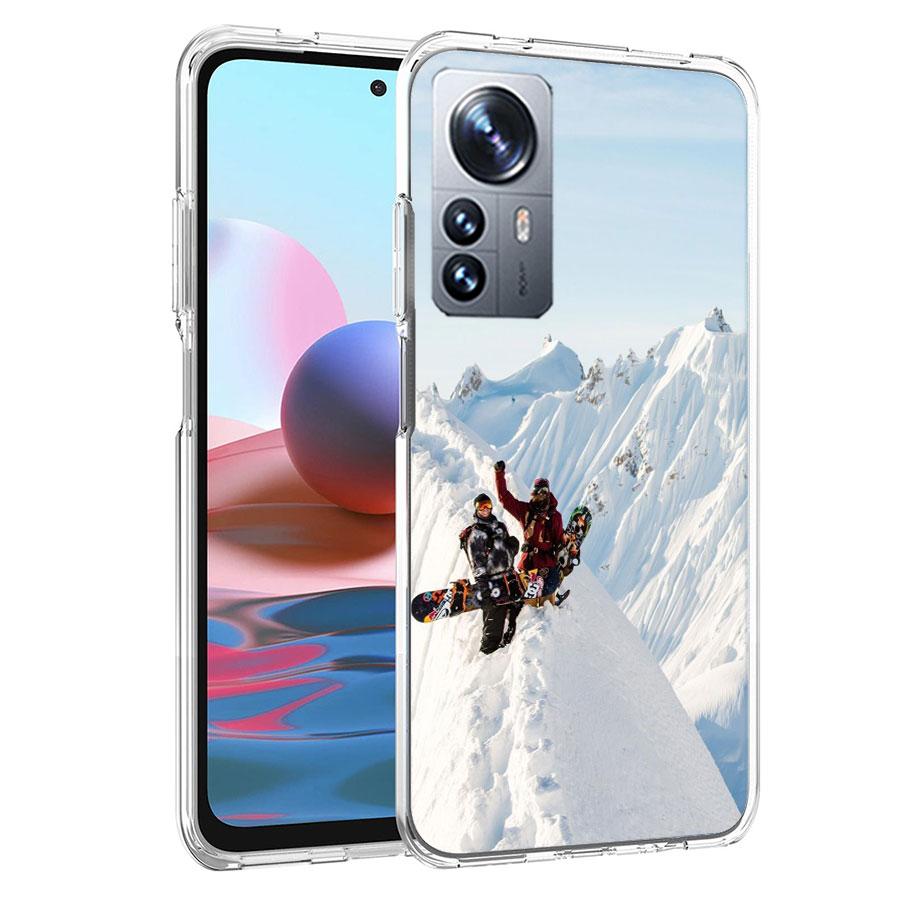 Adventure Snowboarding Extreme Phone Case For Xiaomi Mi 13 12T Poco F7 Pro 14 Ultra 15 Pro 12X 12 9 8 Lite 5G 11T 11i 10 10T