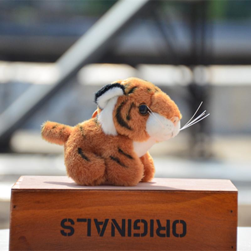 Adorable Plush Mini Tiger Stuffed Animal Cute Small Realistic Doll Toy