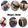 Simple Style Men Rope Bracelet Double Layer Survival Braclet Homme Accessories Boyfriend Gift Magnet Buckle Pulsera Hombre Joias