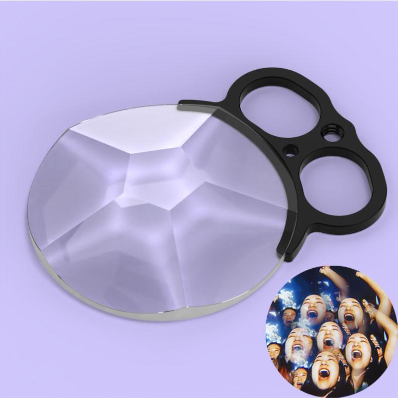 Ruční Kaleidoscope Hranol Sklo Fotoaparátu Halo Speciální Efektový Filtr pro Canon r50 příslušenství