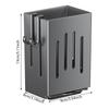 Efficient Kitchen Utensils Rack Wall Mounted Kitchen Organizers with Draining Chopstick Holder and Cutlery Storage Box