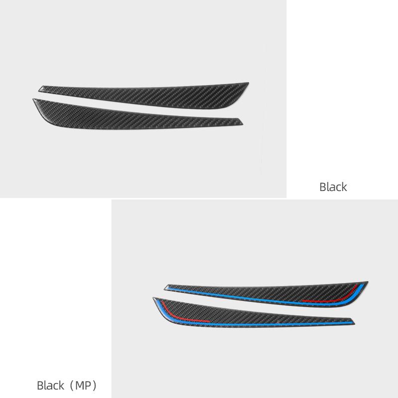 For BMW X3 G01 G08 -2024 X4 G02 Carbon Fiber Headlights Eyebrow Eyelids Sticker Strip Performance Decoration Car Accessories