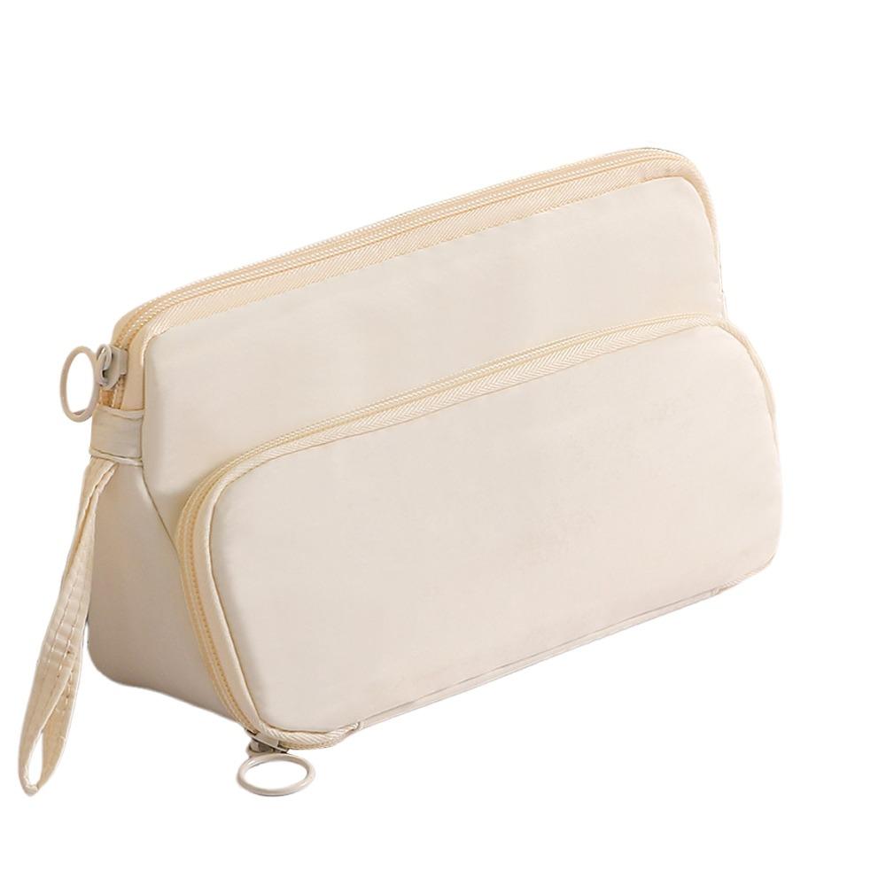 Multifunctional Staircase Type Pen Bag Double Layers Large Capacity Stationery Bag Pencil Case Students