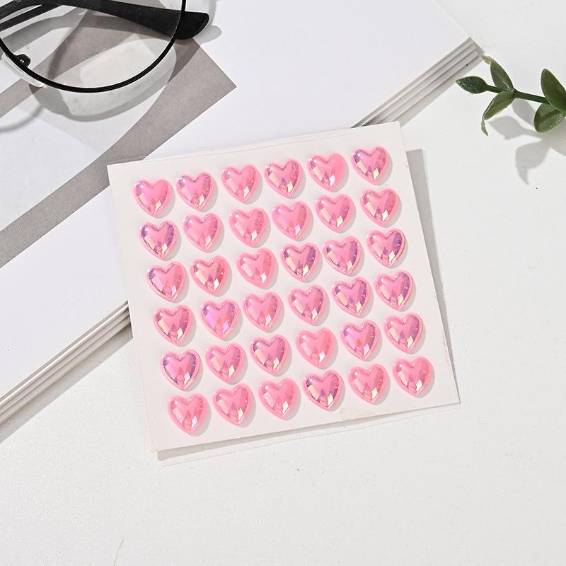 Kinder Herz Diamant 3D Acryl Aufkleber für Kindergarten Belohnungen