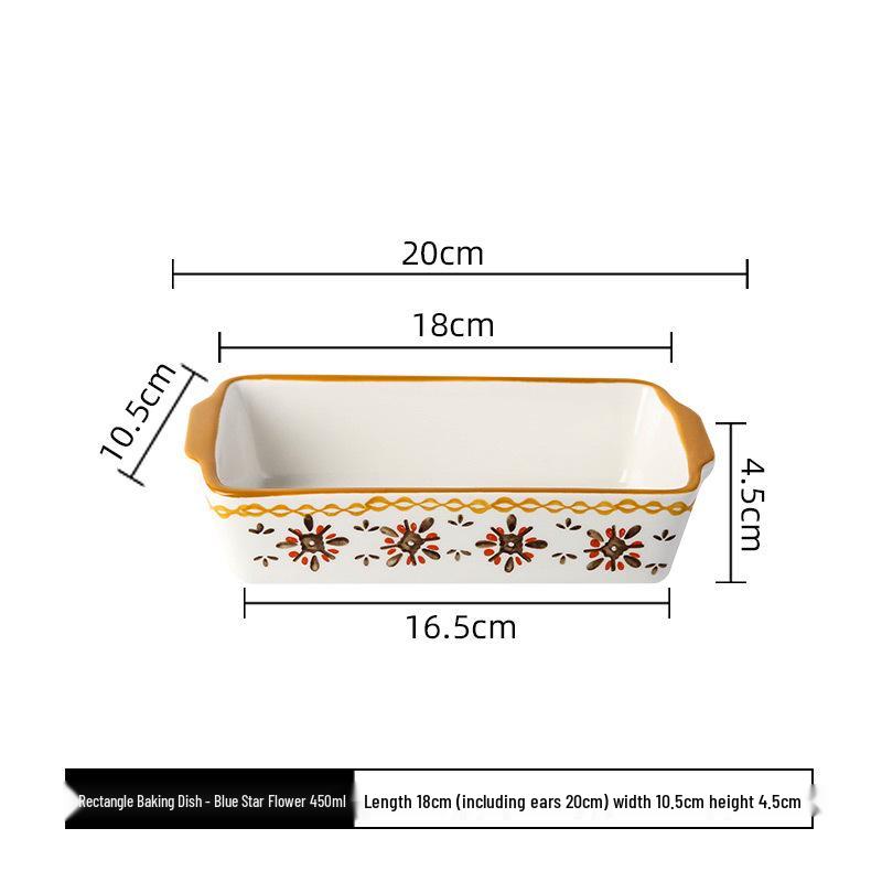 

Керамічна прямокутна форма для запікання сиру, рису та для використання в мікрохвильовій печі