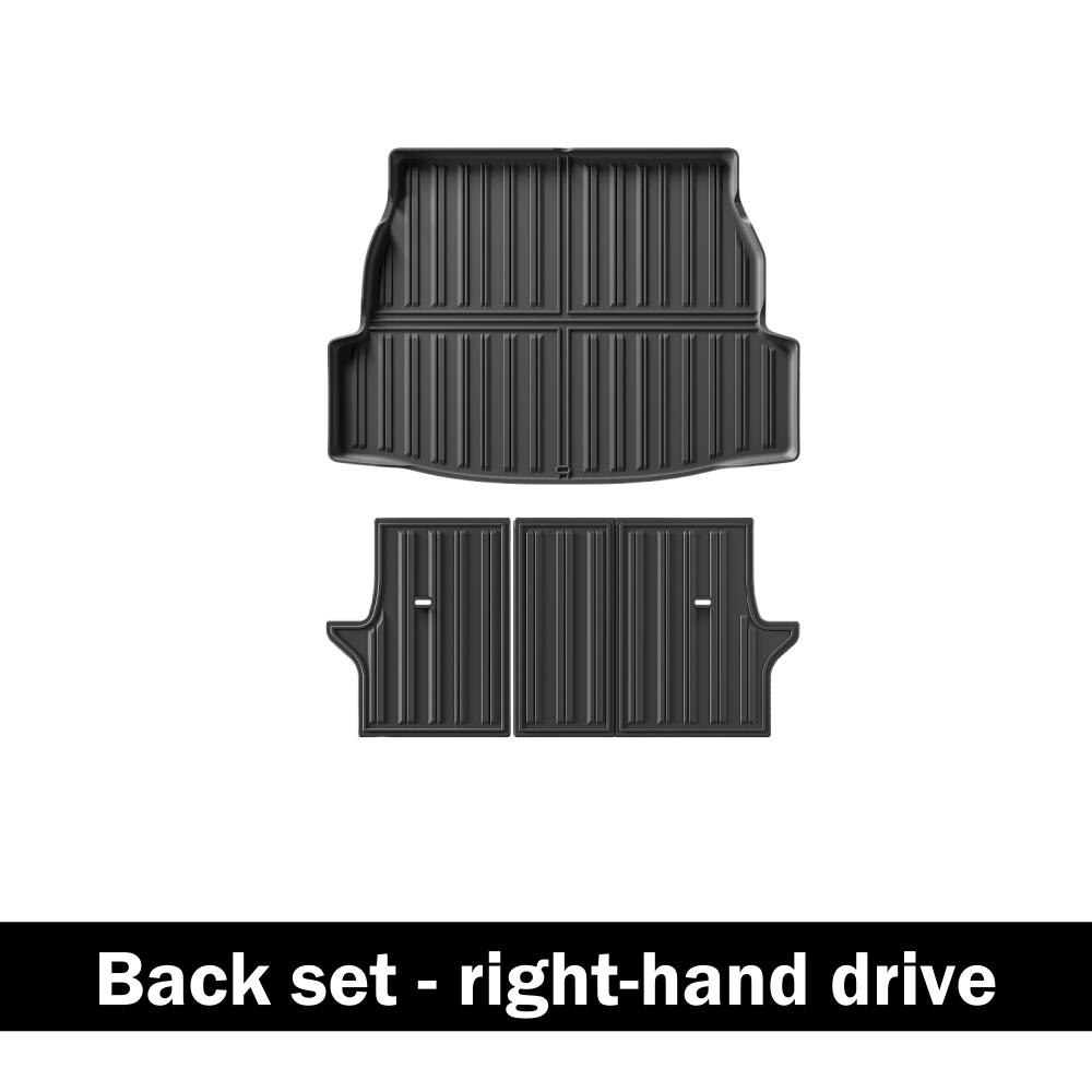 RHD Car Floor Mats For Toyota RAV4 RAV-4 2025 2025 2025 2025 2020 2019 TPE Waterproof Floor Liner Trunk Mat Backrest Pad
