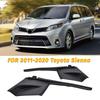 2PCS For Toyota Sienna 2011-2020 Car Front Wiper Cowl Trim Panel Side Fender Hood End Caps Replacement Car Accessories