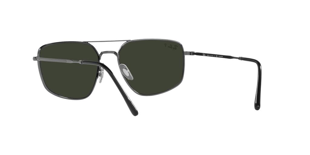 RB3666 56 Ray-Ban Men's Sunglasses, Gunmetal/Lens