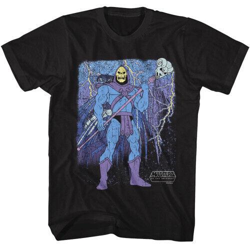 Masters of the Universe Skeletor And Skull Mountain Black T-Shirt Unisex T-Shirt S