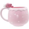 Sanart Sanrio My Melody Mug with Figure A perfect bedtime gift for women and (approx. 370ml) - children. (SAN4971-3)