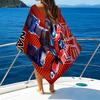 1pc Transformers Beach Towel with Custom Name, Beach/Swimming/Bath/Picnic/Camping Towel, Suitable for Seaside Beaches