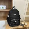 School bag 2025 new niche design fashion versatile backpack large capacity leisure sports style school bag travel shoulder bag